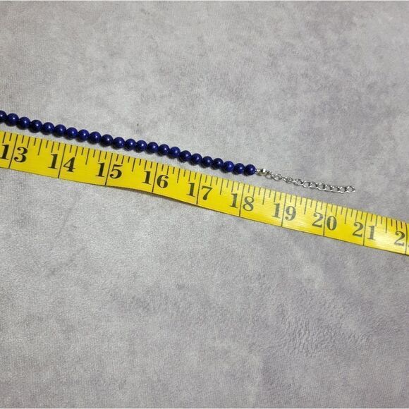 Lapis Lazuli Necklace 18-20 inches - Picture 12 of 15